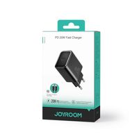 USB-C PD 20W Wandladegerät + USB-C-Kabel – Schwarz
