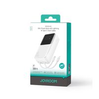 Mini-Powerbank mit integrierten Kabeln JR-PBC07 20000 mAh 30 W – Weiß