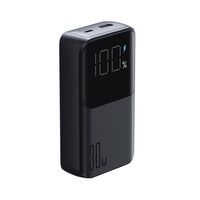Mini-Powerbank mit integrierten Kabeln JR-PBC07 20000 mAh 30 W – Schwarz