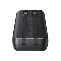 Mini-Powerbank mit integrierten Kabeln JR-PBC07 20000 mAh 30 W – Schwarz