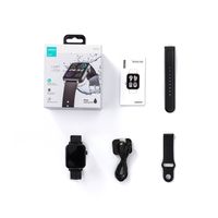 Fit-Life Series Smartwatch Bluetooth 3.0 mit Anrufannahmefunktion IP68 Schwarz (JR-FT5)