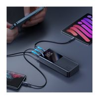 Powerbank 22.5W 20000mAh PD QC3.0 AFC Externer Akku Schnell-Ladegerät schwarz