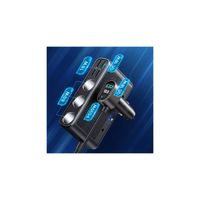9in1 Autoladegerät 154W - 5x USB / 1x USB Typ C / 3x Zigarettenanzünderbuchse schwarz
