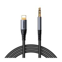 Stereo-Audiokabel AUX 3,5 mm Miniklinke – Anschluss für iPhone iPad 1,2 m schwarz