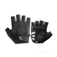Fäustlinge Fahrradhandschuhe Sporthandschuhe mit Gel-Einsätzen Schwarz–Grau