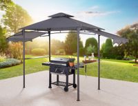 Chillroi Grillpavillion mit zwei zusätzlichen Markisen 240 x 150 x 250 cm