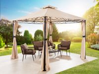 Pavillon Nicosia Creme 3x3m ca. 295 x 295 x 272 cm