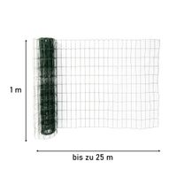 Gartenzaun, Drahtzaun 25 m lang, grün