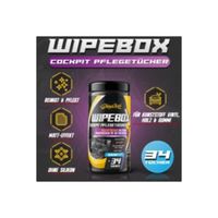 SinyChiefs WIPEBOX - COCKPIT TÜCHER - 34 Tücher mit frischem Duft - ohne Silikone
