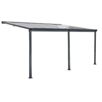 Terrassendach/Veranda, ca. 557 x 303 x 258 cm - Anthrazit