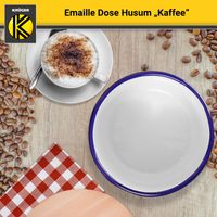 Emaillierte Dose Husum für Kaffee, 16 cm