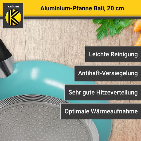 Aluminium Pfanne Bali, 20 cm