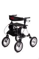 Alu Outdoor Rollator AT51031 inkl. Gehstockhalter