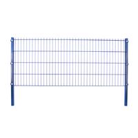 Doppelstabmattenzaun Komplett-Set, ca. 123 cm x 10 m - Anthrazit