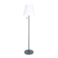 Solar-LED-Stehleuchte Outdoor, grau