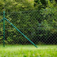 Maschendrahtzaun Komplett-Set L25m x H150cm - Grün