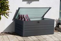 Aufbewahrungsbox 550 L Metall-Aufbewahrungsbox, ca. 165 x 70 x 62 cm - Anthrazit