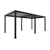 Alu Pergola mit beweglicher Entlüftung, ca. 300 x 588 x 230 cm - Anthrazit