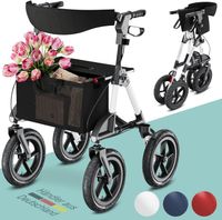 Alu Outdoor Rollator mit Luftbereifung »Komfort« faltbar