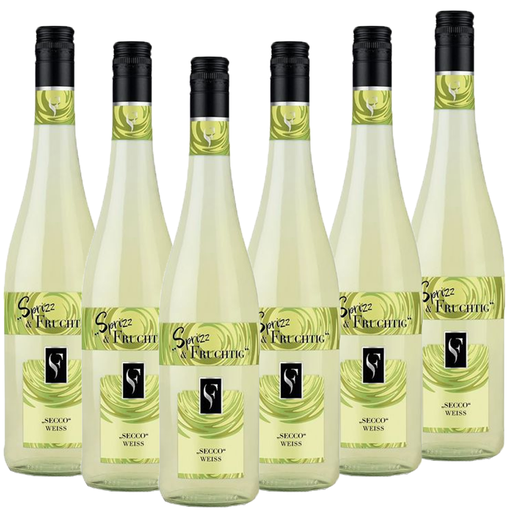 Sprizz & Fruchtig Secco weiß mild6er Karton