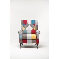 Skandinavischer Sessel PICO mit verstellbarer Rückenlehne - ca. 78 x 84 x 100,5 cm - Bunt