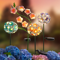 LED  Solar Blumenkugel