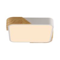 LED Deckenleuchte BILA, 1xLED-Board/24Watt, 3000K, quadratisch, Weiss