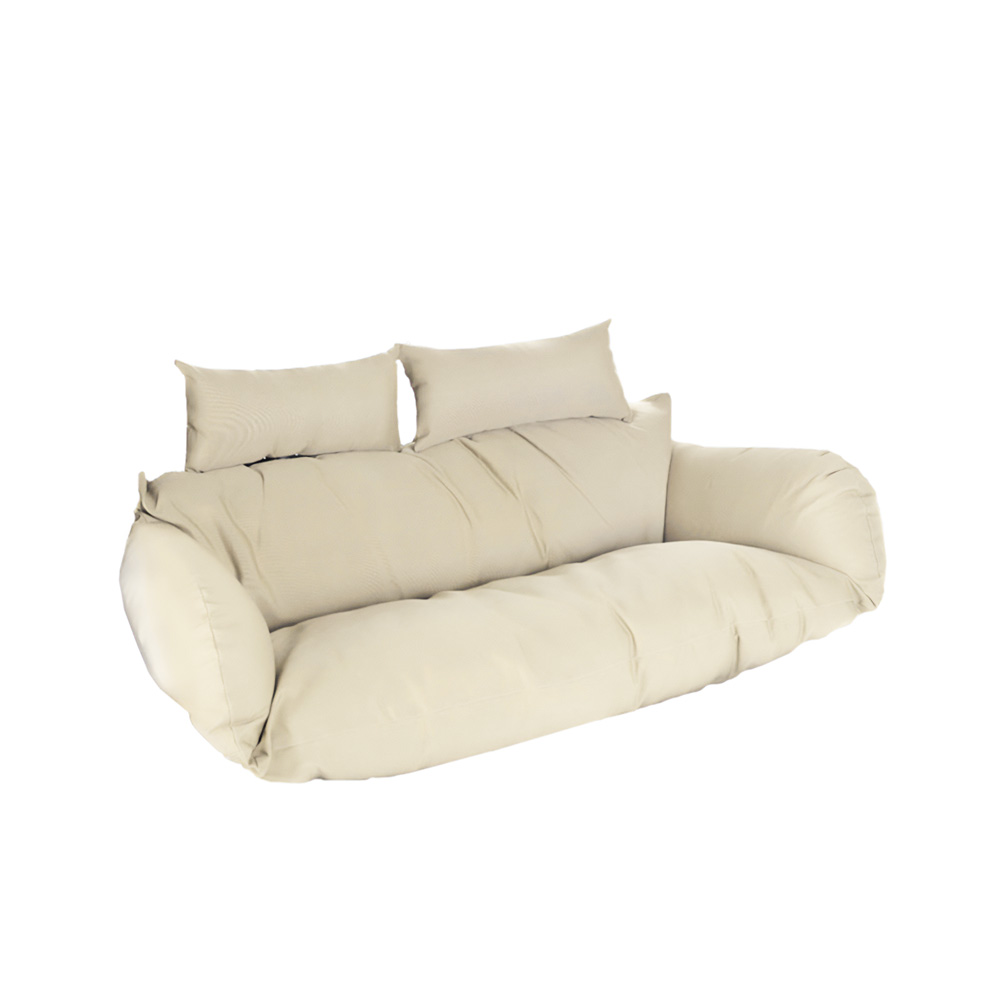 Polyrattan Hängesessel Kissen TWIN - Creme