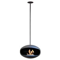 Cocoon Aeris Bioethanol-Kamin, schwarzer Ständer, modernes Design, 2.0 Technologie