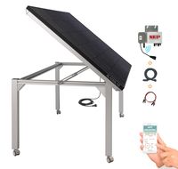 SolarTisch ECOflexPRO 445Wp Solar Tischplatte, 7-stufig verstellbar, 40x40mm Tischbeine mit Rollen