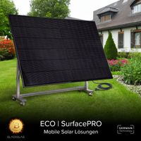 Sichtschutz SolarScreen ECOsurfacePRO Querformat 445Wp Solarmodul 7-stufig verstellbar, Rollen