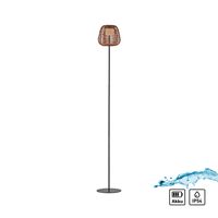 LED Stehleuchte ASKIA, 1xLED-Board/3Watt, 3000K, Akkuleuchte, IP54, Schwarz
