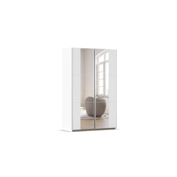 rauch Kleiderschrank Schwebetürenschrank Kronach 2-türig mit Spiegel  131 cm Breit