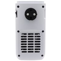 Mini Heizlüfter mit Steckdose – 400 W, Keramik, LCD-Display & Kaminfeuereffekt