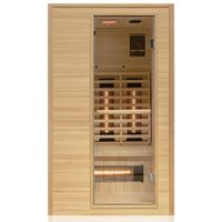Infrarotkabine CALGARY 115x105 cm, Infrarotsauna mit 5 Vollspektrumstrahlern