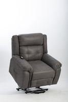elektrisch verstellbarer Aufstehsessel Sofasessel, ca. 98 x 91 x 101 cm - Grau
