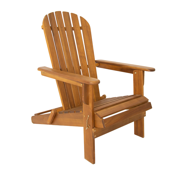 klappbarer Liegestuhl Adirondack Akazie - Braun