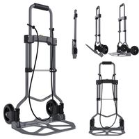 Klappbare Sackkarre SK-02, Handkarre faltbar, Transportkarre bis 60 kg Tragkraft