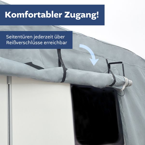 Wohnwagen Schutzhülle, M 550 x 250 x 220 cm