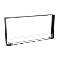 Foco Two 1000 Ultra Slim, schmaler Bioethanol-Kamin, Flammen von zwei Seiten, 80 cm Breite, bis zu 7 Stunden Brenndauer, 4 kW.