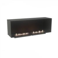 Foco One 1500, Bioethanol-Einbaukamin, 1500 mm Breite, einseitig, verschiedene Brenner zur Auswahl