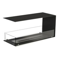 Foco Raumteiler 1000, Raumteiler Bioethanol Kamin, 4,4 kW, manueller oder automatischer Brenner, verschiedene Versionen verfügbar