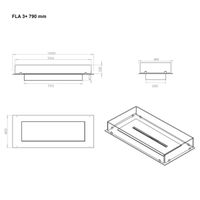 Foco Free 1000, Bioethanol-Kamin für Hobby-DIY-Enthusiasten,