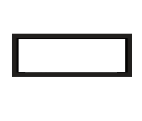 Icon Fires FBDS1650, doppelseitig, Schwarz, H60xB165xT45 cm, 9,8 kW, 9h Brenndauer