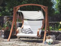 PureHaven Hollywoodschaukel für 3 Personen 195x105x192 cm