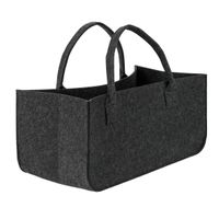 Filztasche, anthrazit, ca. 50 x 26 x 25 cm