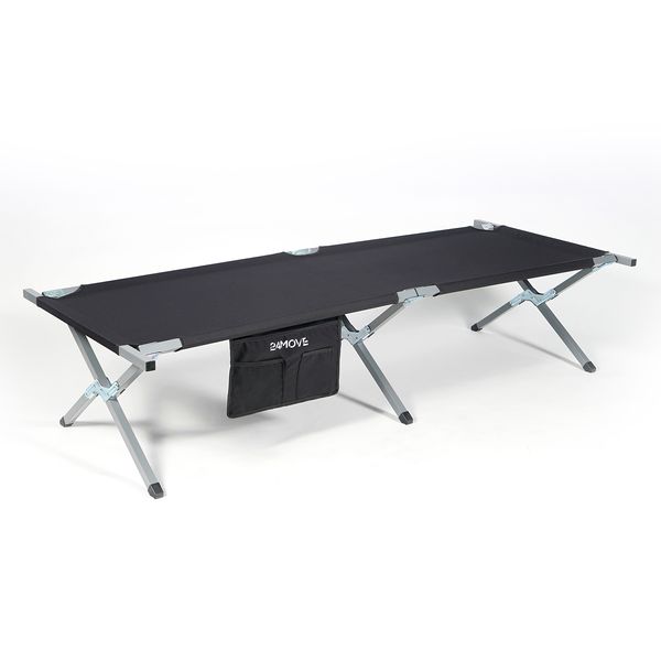 Feldbett Campingbett bis 200 kg In-und Outdoor Camping faltbar, inkl. Tragetasche, 210 x 72 x 45cm
