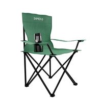 24MOVE® Campingstuhl Faltstuhl, grün, Getränkehalter und Tragetasche Outdoor, faltbar max. 100kg
