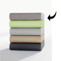 Jersey Spannbetttuch für Topper + Boxspringbett