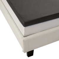 Mikrofaser-Interlock Jersey-Topper-Spannbetttuch, ca. 90 - 100 x 200 cm 